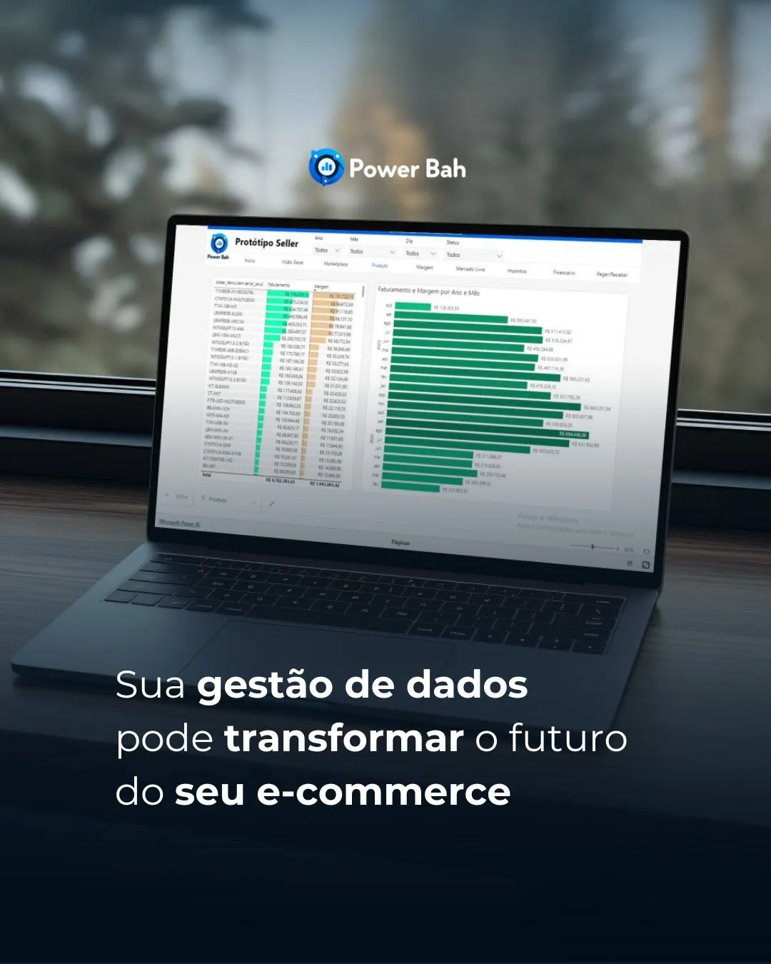Alcance a excelência com nossos Dashboards